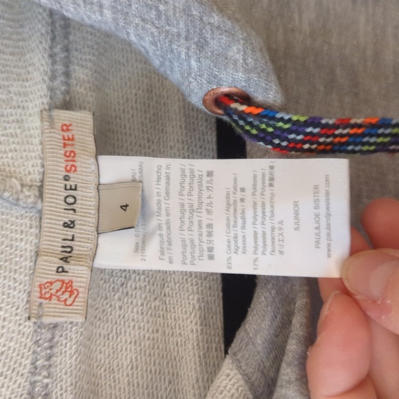 Paul and Joe Sister Hooded Sweatshirt Sz 4 - Picture 2 of 2
